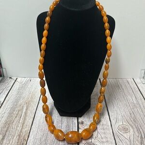 Beautiful Orange beaded Necklace